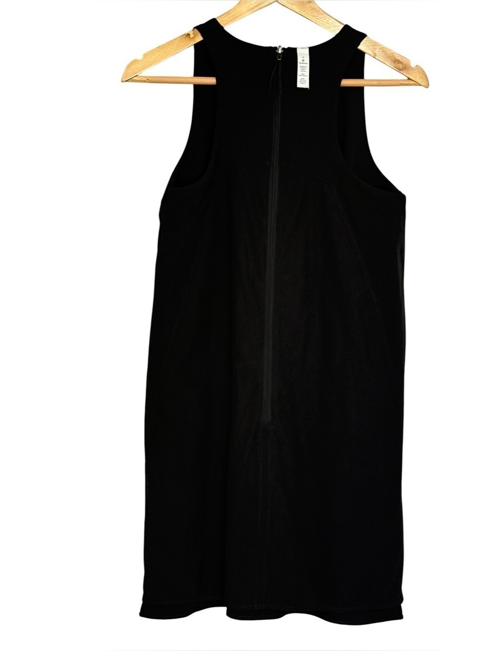 Lululemon Shift in Time Rare Sleeveless Shift Dress Black Size 4 Pockets - Picture 7 of 15